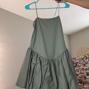 Forever 21 Sage Green Mini Dress